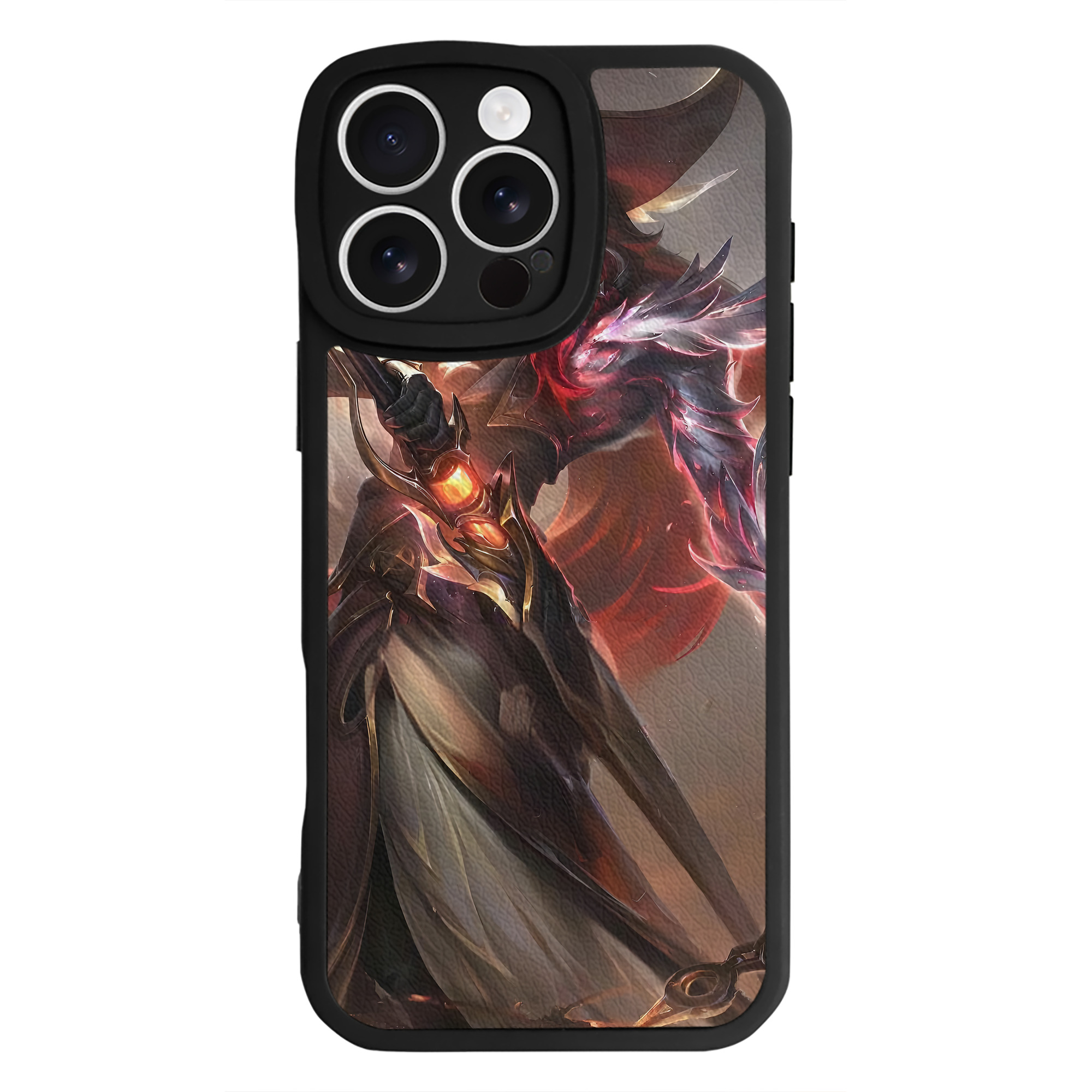 リーグ・オブ・レジェンド League of Legends LOL 【iPhone 16シリーズ対応】シリコンスマホケース（レザー調） 材質：シリコン